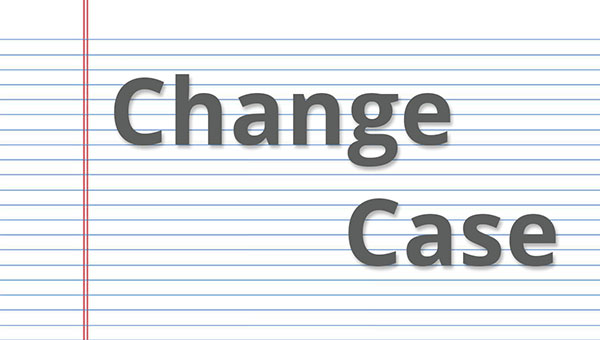 change case